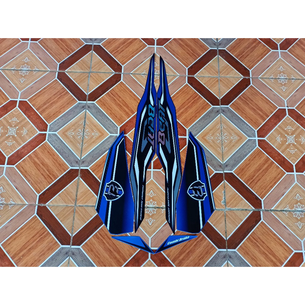 sticker striping motor beat iss 2019