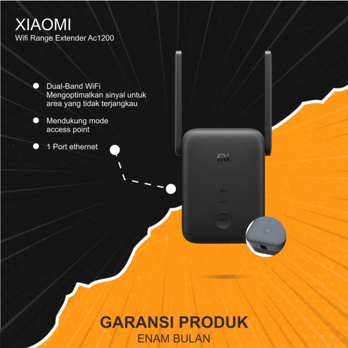 XIAOMI Mi Wifi Range Extender Pro AC1200 5G Repeater Global Version Garansi Resmi