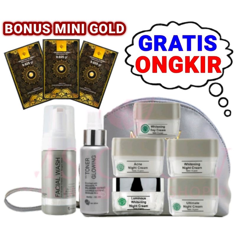 MS GLOW Paket Free Bonus Pouch/Dompet Kosmetik/Ecer Whitening Night Cream/Luminous/Malam Ultimate/Krim Siang/Facial Wash Msglow/Toner Acne/Glowing/Sabun Men/Day/Man Basic/Serum Gold/Peeling/JJ Glow/DTE/Underarm/Red Jelly/Radiance Gel/Scrub Original Asli