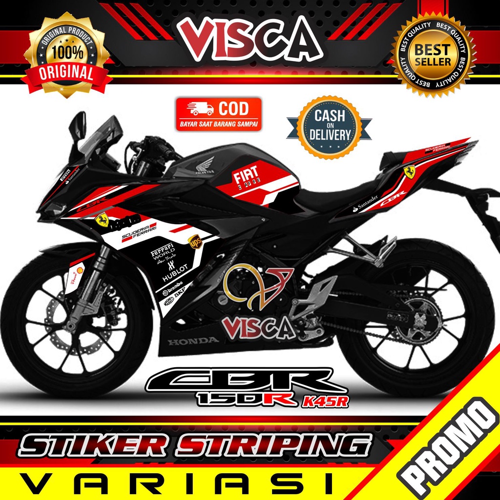 Striping Cbr 150r 2021 - Sticker Striping Variasi Lis Cbr 150r 2021 - Striping Hologram Cbr 150r 202