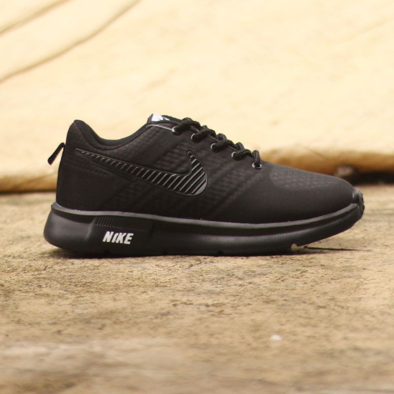 SEPATU SEKOLAH HITAM SNEAKERS HITAM