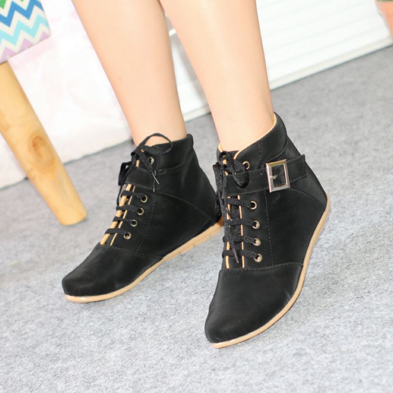 boots flat wanita bjm 02