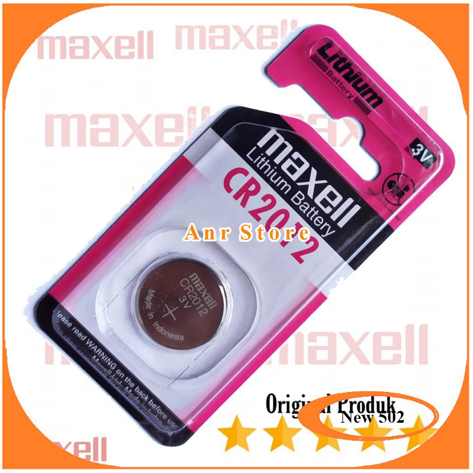 Original Baterai Maxell CR 2012 CR-2012 CR 2012 Maxel 3 Volt