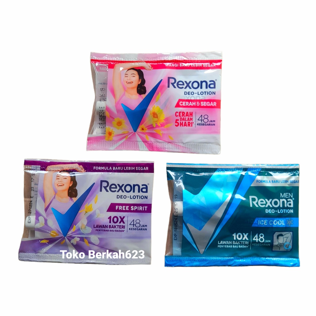 REXONA Deo Lotion Sachet 9gr / Free Spirit / Men