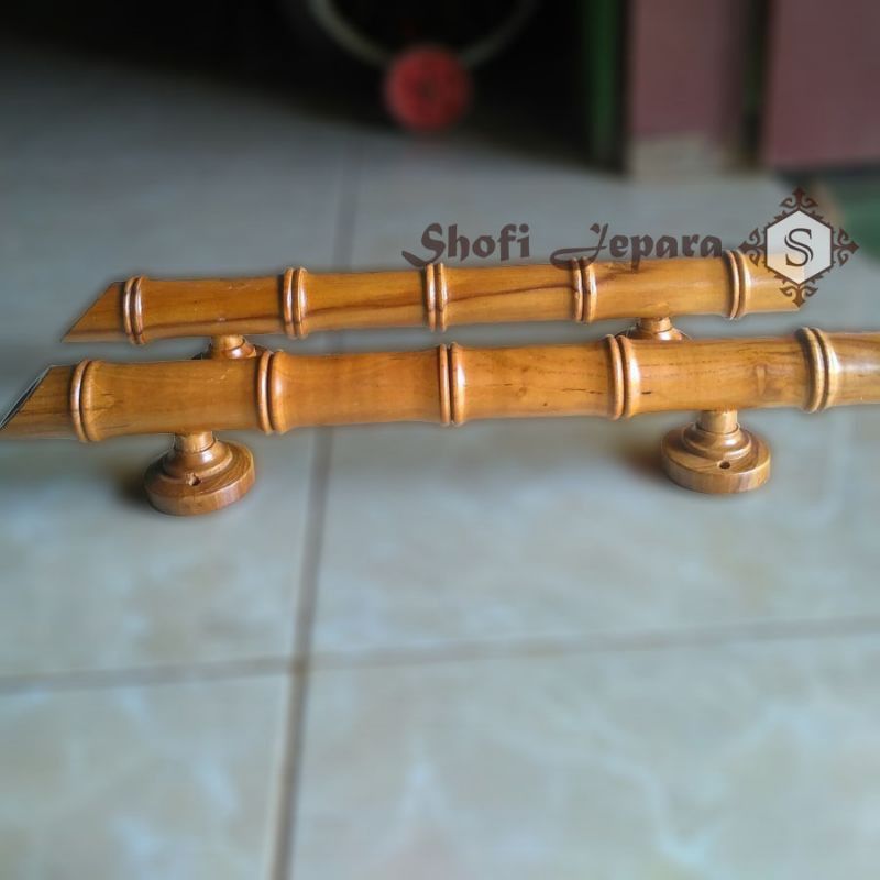 Tarikan Pintu Handle Kayu Jati