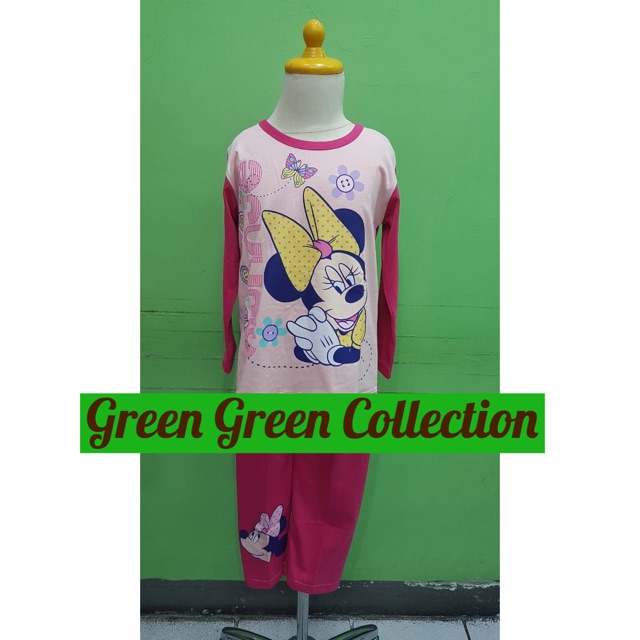 Piyama Kaos Anak Premium Minnie Mouse