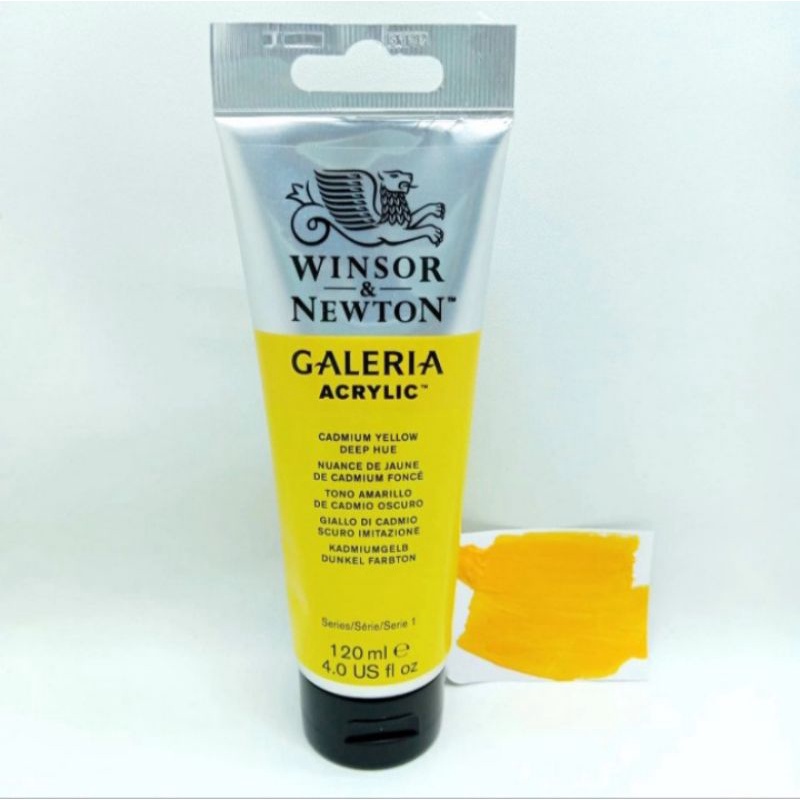 

CAT AKRILIK GALERIA ACRYLIC COLOUR 120 ML CADMIUM YELLOW DEEP HUE WINSOR & NEWTON