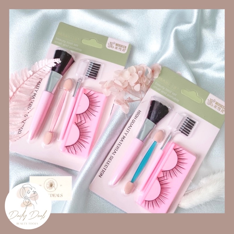 MAKEUP SET 4 in 1, BRUSH SET 4 in 1, MAKEUP MATA SET, MAKEUP SET MURAH