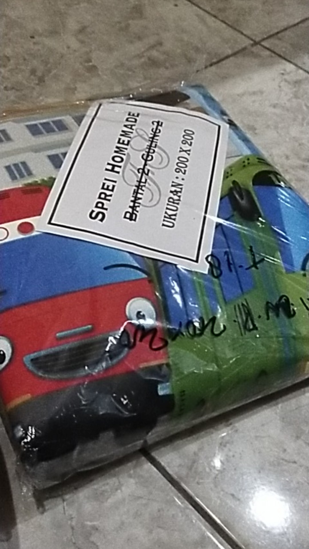 Sprei Waterproof Anti Air Anti Ompol Motif Karakter 180 200