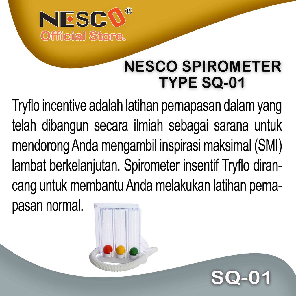 NESCO SPIROMETER, TYPE SQ-01