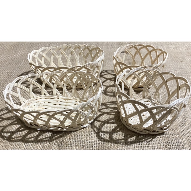 

[Size XS] Keranjang Buah Rotan | Kiring Rotan Oval & Bulat Ukuran Kecil XS