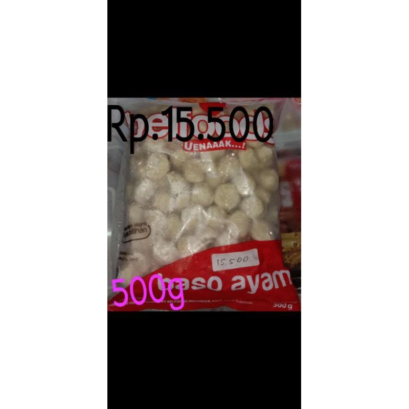 

belfood baso ayam mini 500gr