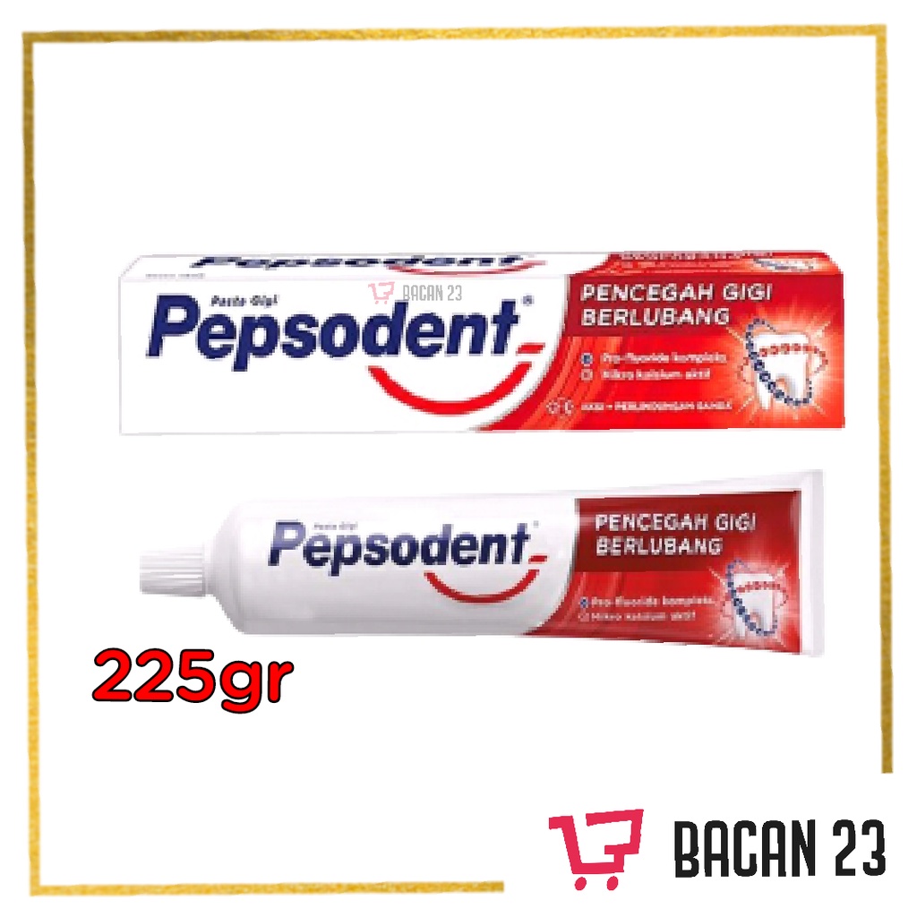 Pepsodent Pasta Gigi ( 225 gr ) / Odol / Bacan 23 - Bacan23