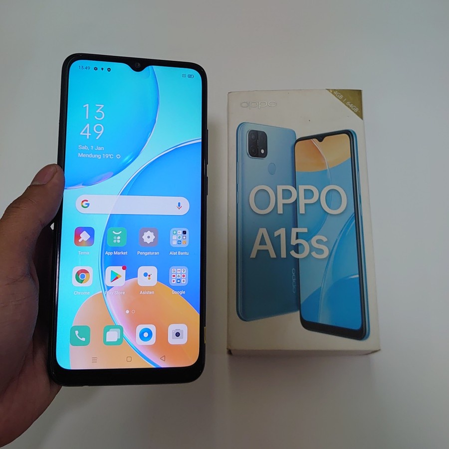 OPPO A15S 4/64 SECOND (GARANSI RESMI)