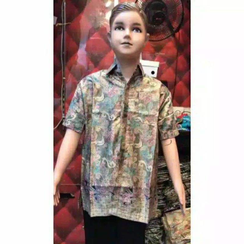 kemeja anak batik / kemeja anak sd / batik anak laki laki