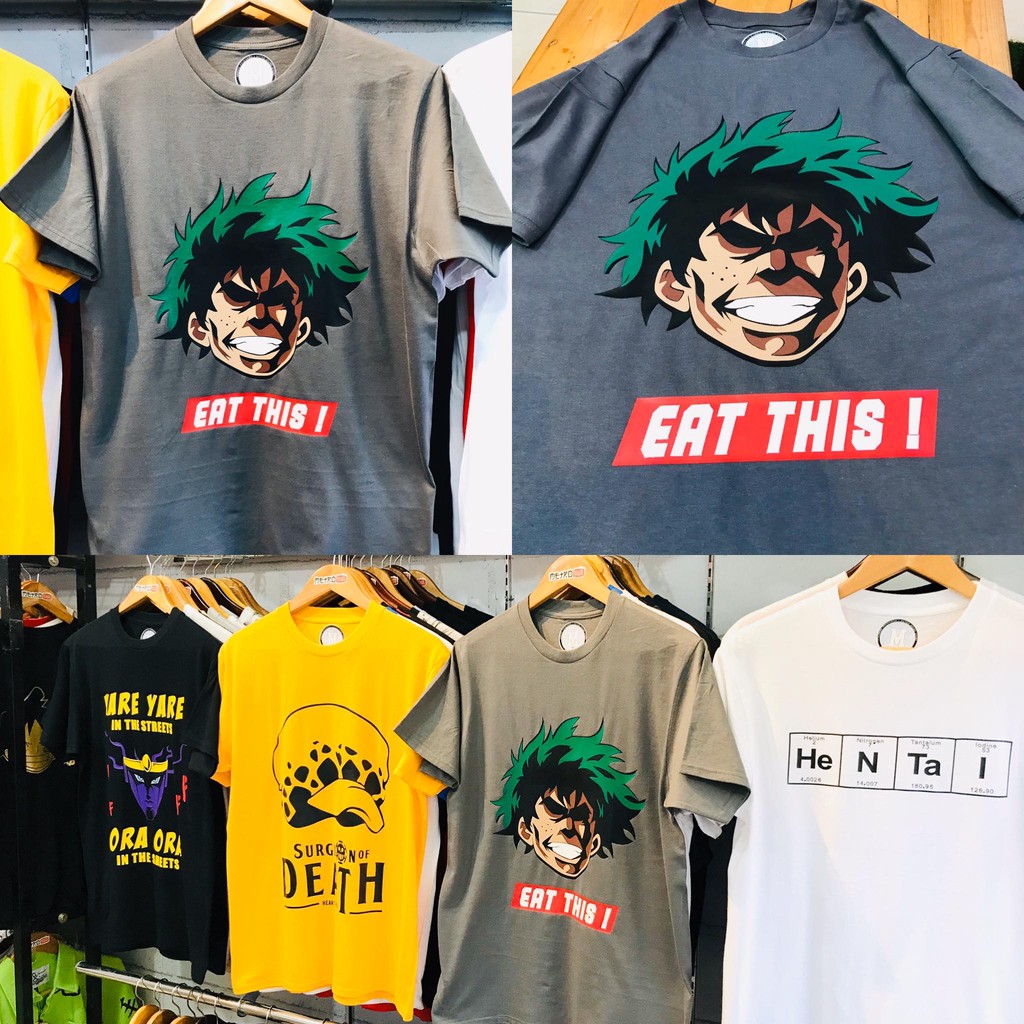 Kaos Deku All Might Boku no Hero Color Grey