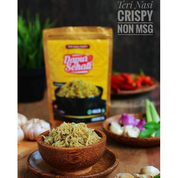 TERI CRISPY/ TERI NASI / TERI MEDAN IKAN TERI rufani  TERI NASI CRISPY DAPUR SEHATI