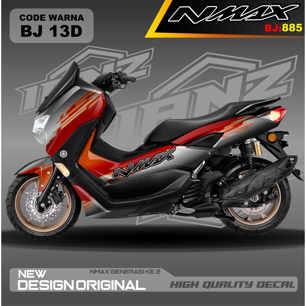 VARIASI STICKER NEW NMAX FULL BODY BLOK MOTOR / DECAL FULL BODY NMAX / DECAL STIKER FULL BODY NMAX / STIKER DECAL NMAX TERBARU