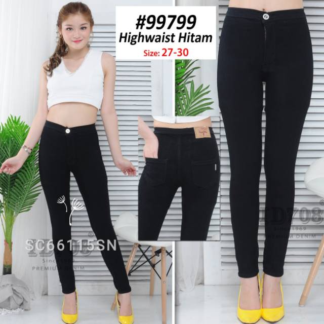 Celana Haigwaist Jeans SV7