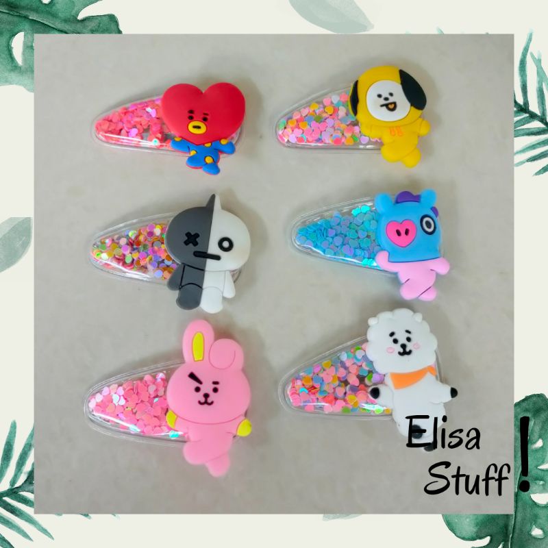 [COD] JEPIT RAMBUT BT21//JEPIT RAMBUT ANAK//JEPIT BTS