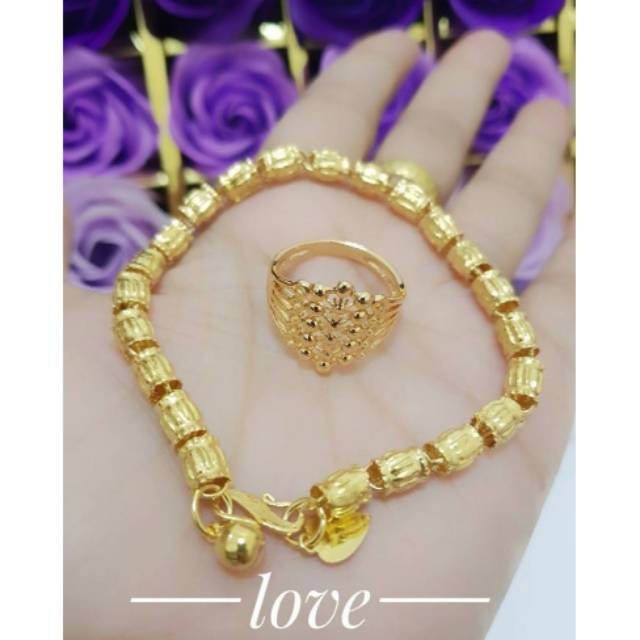 Xuping eglang cincin lapis emas 24k