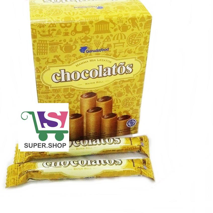 

SHOPEE MALL CHOCOLATOS Original Wafer Rolls (isi 24 pcs)