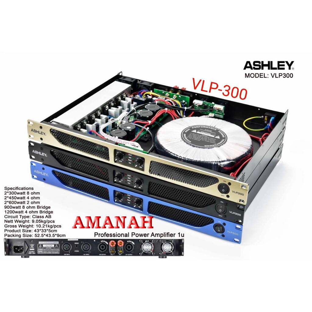 AMPLI POWER ASHLEY VLP300 / POWER ASHLEY VLP300