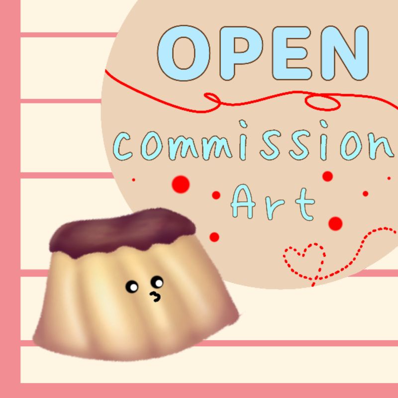 Jasa gambar commission art kartun digital