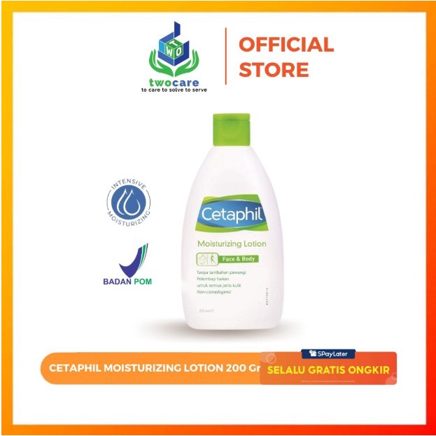 Cetaphil Moisturizing Lotion 200ml Pelembab Perawatan Tubuh untuk Semua Jenis Kulit