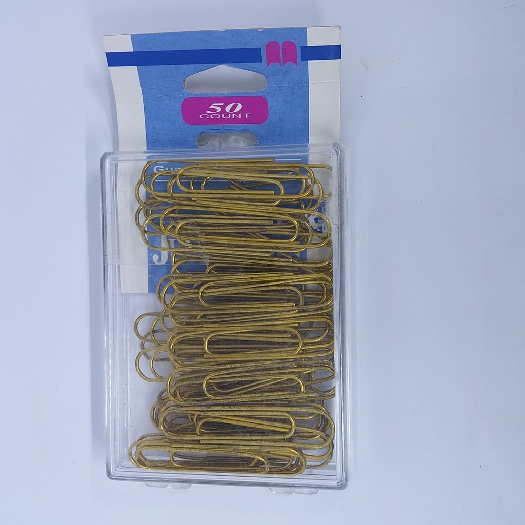 Paper Clip CGR-1505 Gold (50pcs) Penjepit Klip Kertas