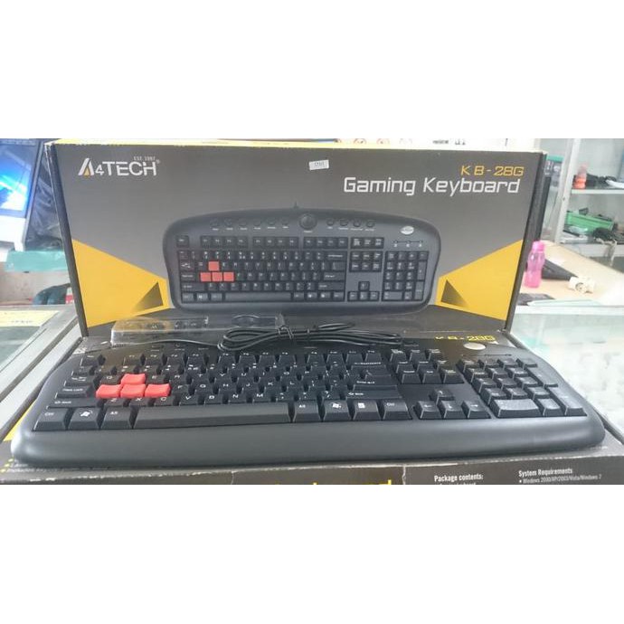 Keyboard Gaming A4Tech Kb-28G Tknpr1492 Ayo Beli