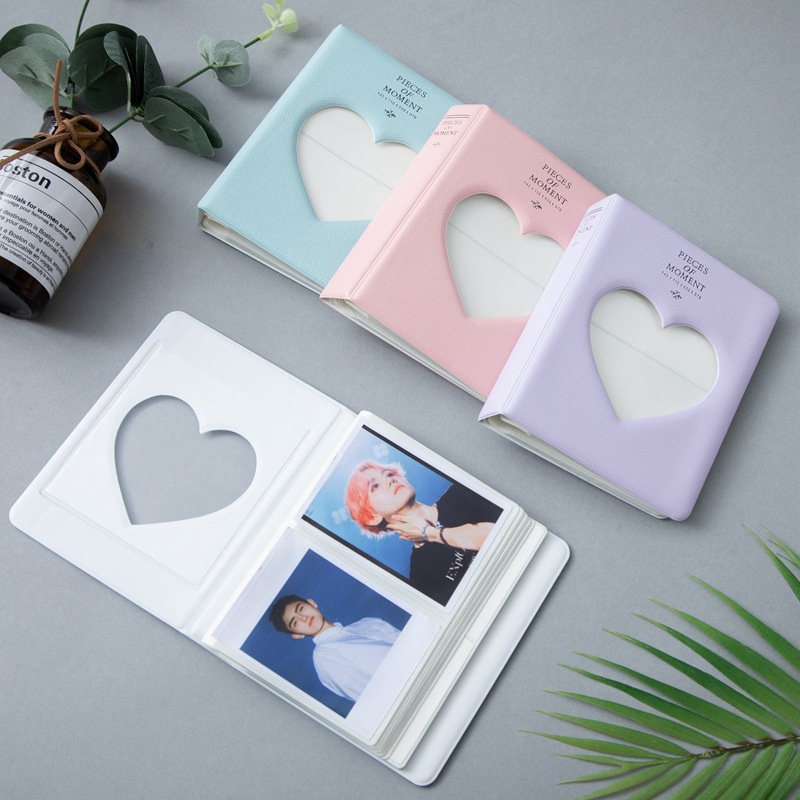 Kolbuk / Collect Book 2P (64 slot) Photocard Album Korea Love Heart Big Pieces of Moment