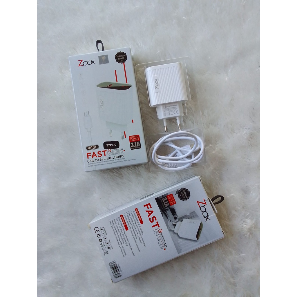 Charger Zbox v001 fast charging/chargerhp/for type-c for micro usb