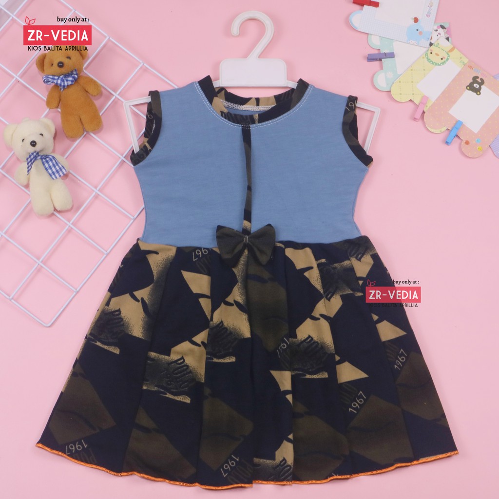 Dress Lala uk. 3-4 th / Baju Anak Perempuan Anak Balita Murah Gaun Pesta Anak Dres Anak Lucu