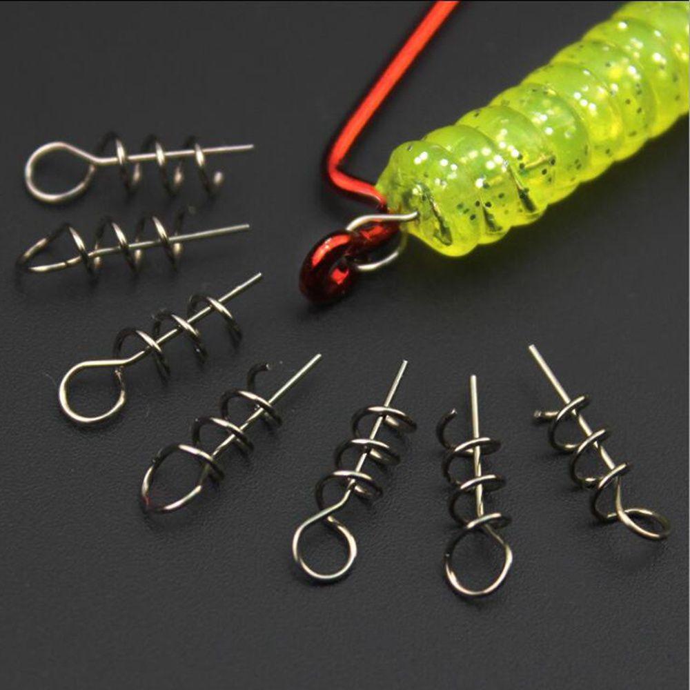 QUINTON Fishing Hook Metal Untuk Soft Lure Crank Lock Needle Fixed Centering