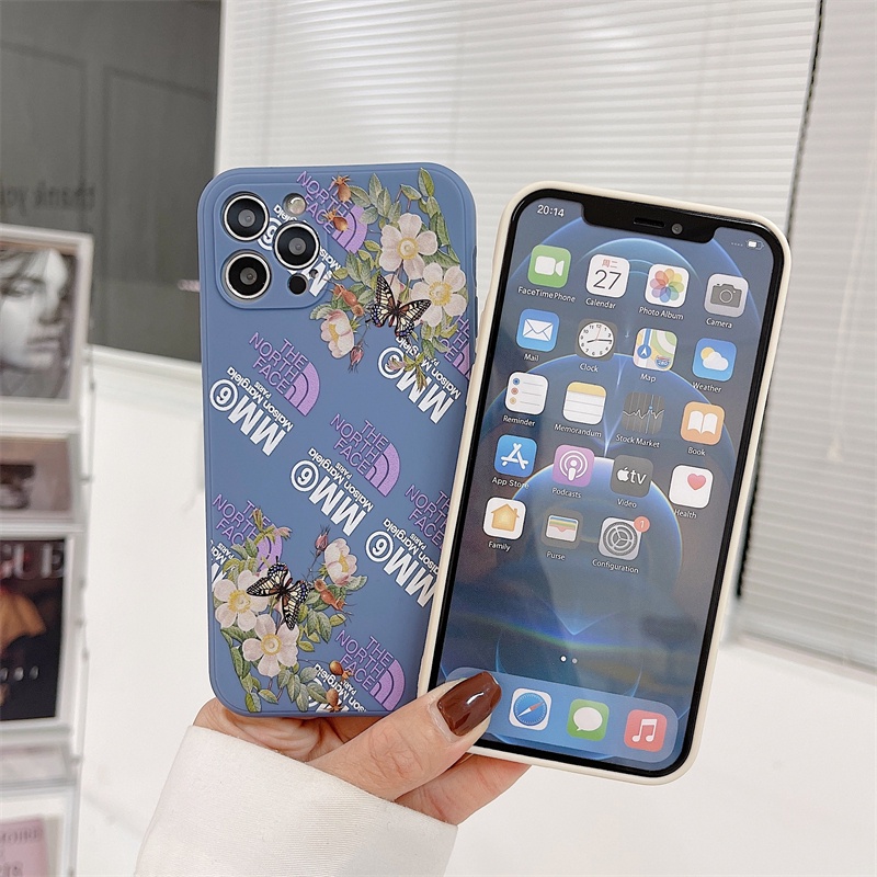 Case HP OPPO A16 A54 A15 A5S A3S A95 A7 A5 A9 A31 A53 2020 A12 A1K Reno 5 4 5F 4F A74 A15S A52 A11K A92 A35 A11 A93 A32 A72 A94 A53S F17 PRO A16S A12S A12E A33 Y20 Y12 5 5i C3 C25 C12 A12 Cute Cartoon Butterfly Straight Cube Soft TPU Case