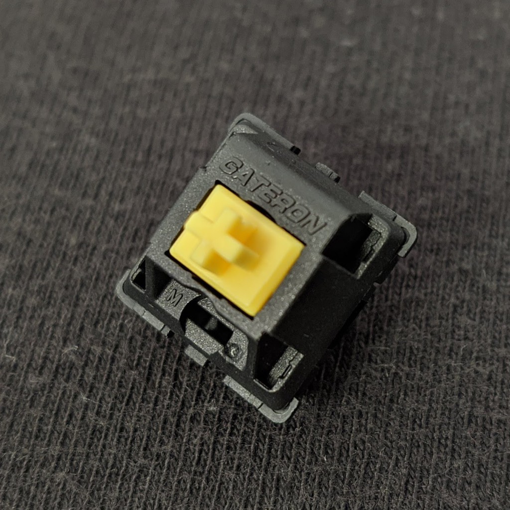 GATERON YELLOW KS-3 Mechanical Switch ( Linear - PCB Mount ) 5 PIN