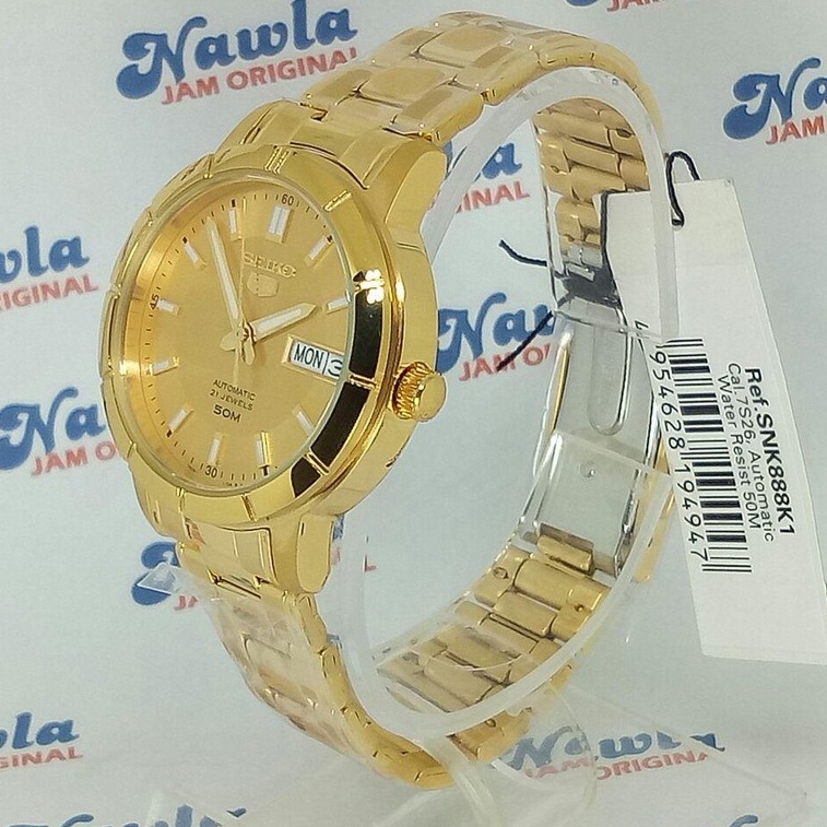 Seiko 5 Ladies SNK888K1 Automatic Gold Polished | Jam Wanita SNK888