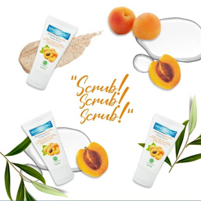White-neng Brightening Apricot Facial Scrub