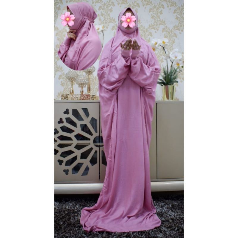 Mukena malaysia hadromaut terusan hadramaut polos Hadramaud melayu