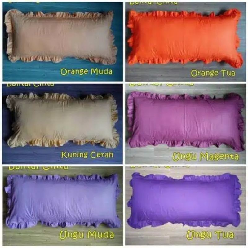 Bantal cinta + sarung bantal, kepala tidur hotel 100% silikon bagus dan berkualitas