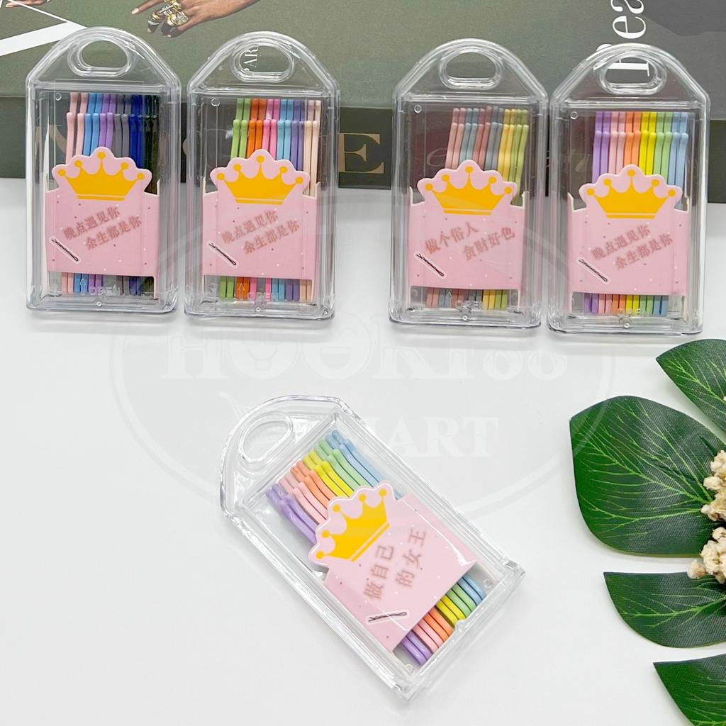 [PREMIUM] JEPIT LIDI BOBBY PIN WARNA WARNI IMPORT / JEPITAN RAMBUT LIDI RAINBOW