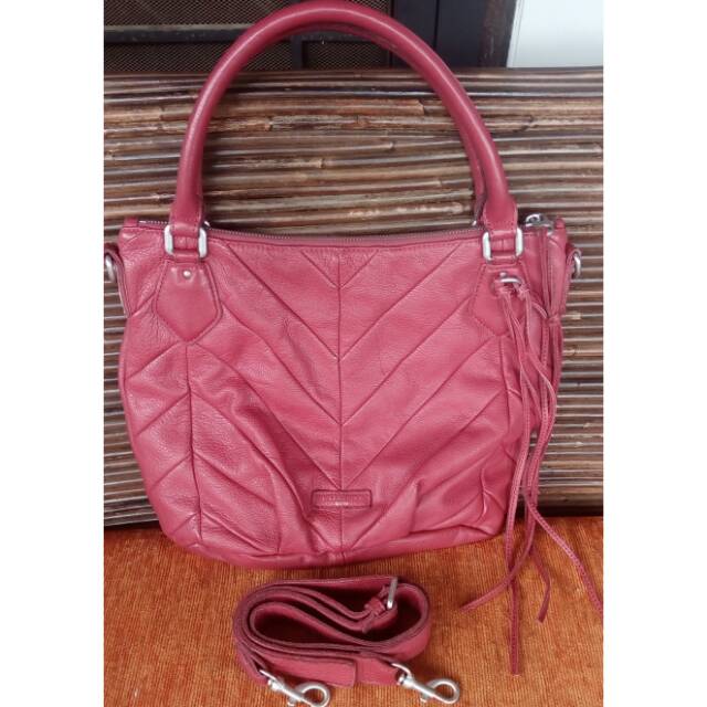 Tas leather liebeskind gina red kiss