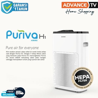 Air Purifier ADVANCE Puriva H1 Alat Pembersih Udara HEPA Filter13