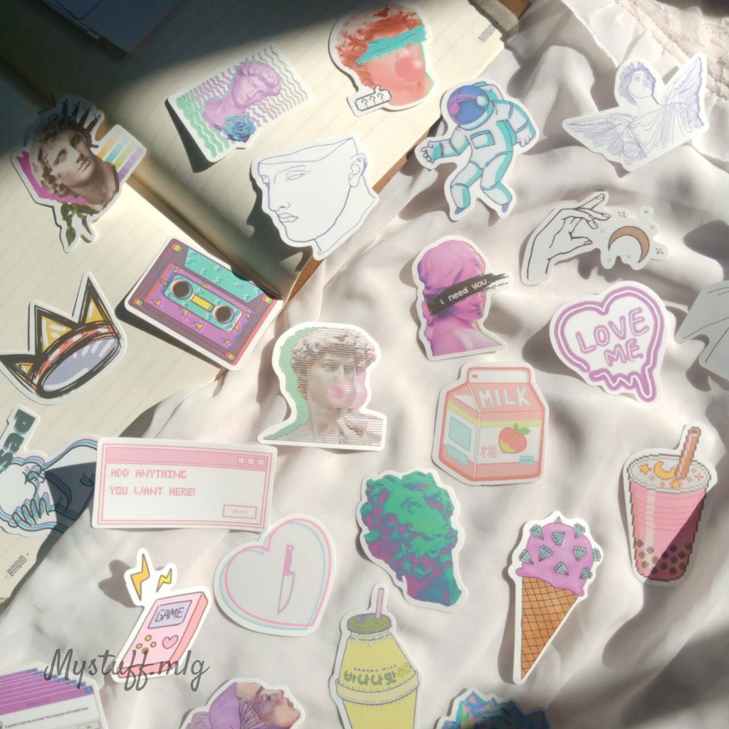

BIG VAPORWAVE STICKER CASE STICKER LAPTOP STIKER TUMBLR