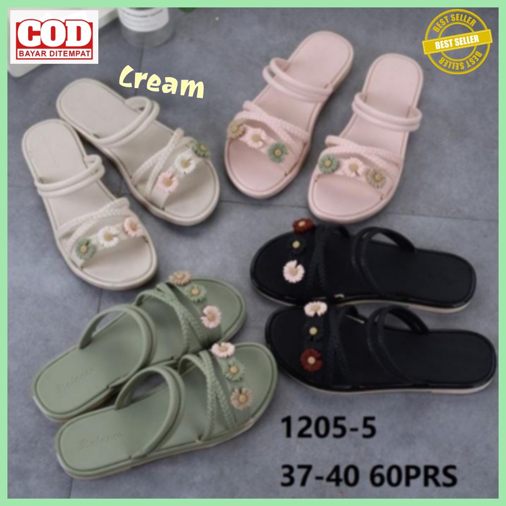 Sendal Jelly Wanita Terbaru 1205 / Sendal Jelly Murah / Sendal jelly Import / Sendal Jelly Kekinian