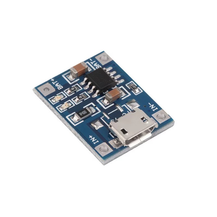 TP4056 1A Lithium Battery Micro USB Charger Module