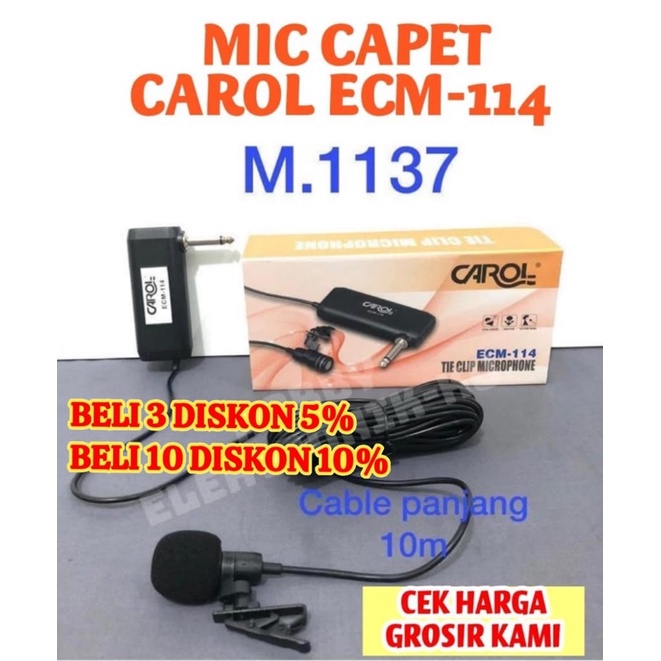 MIC CAPET CAROL ECM 114 = ALA TOA