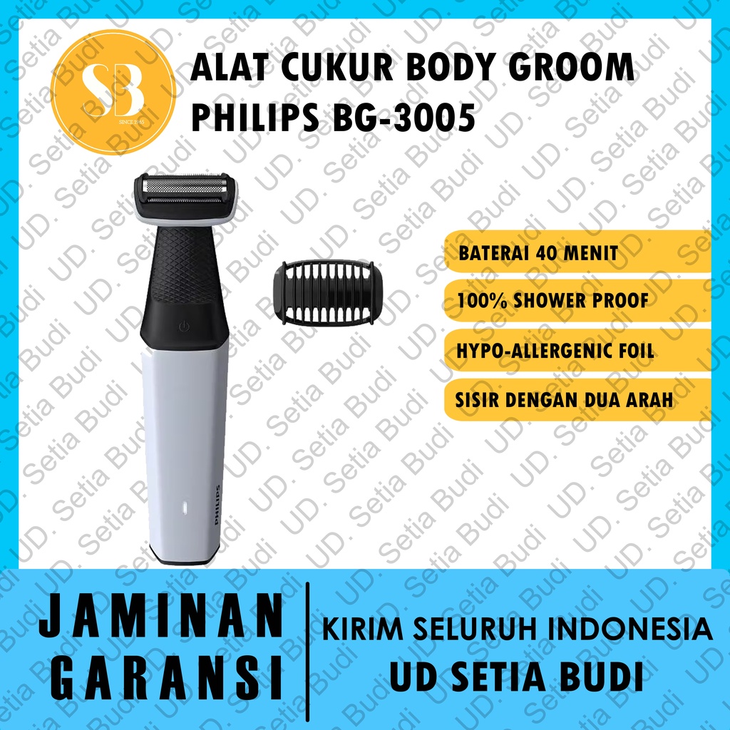 Alat Cukur Philips Body Groom BG 3005 / BG3005 / BG-3005