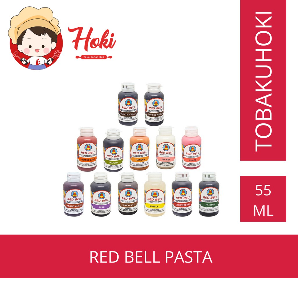 

REDBELL PASTA ANEKA RASA 55ml LENGKAP - BEST SELLER REDBELL PASTA PERISA MAKANAN